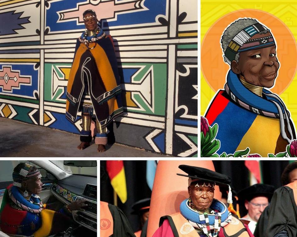 Moments When Artist Dr Esther Mahlangu Made South Africa Proud